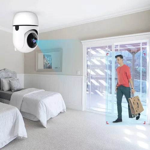 Cámara de Seguridad Inteligente WiFi 360° - Full HD 1080p