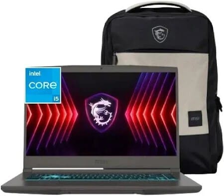 Portátil MSI Thin 15 B13UC Core i5-13420H RTX 3050 8GB 512GB